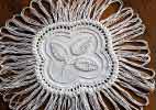 Mountmellick dogrose leaves mini doily