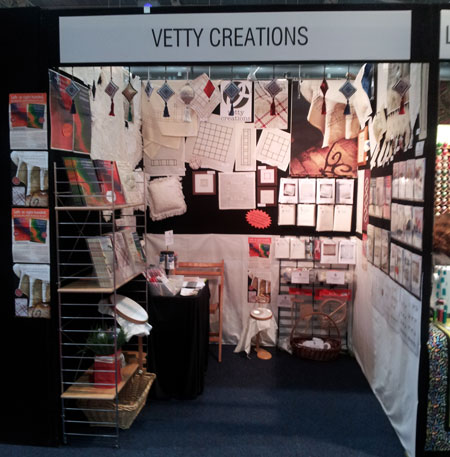 Vetty Creations stand, craft show 2013