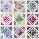 Embroidered pendants