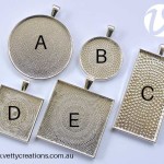 assorted pendant bezels