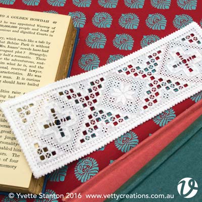 Early-Style Hardanger bookmark