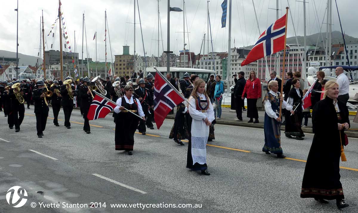 Syttende Mai in Bergen Norway