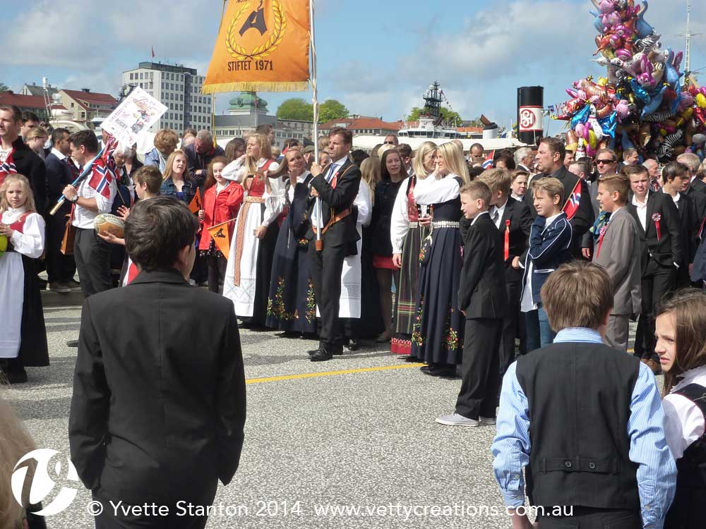 Parading in Bergen