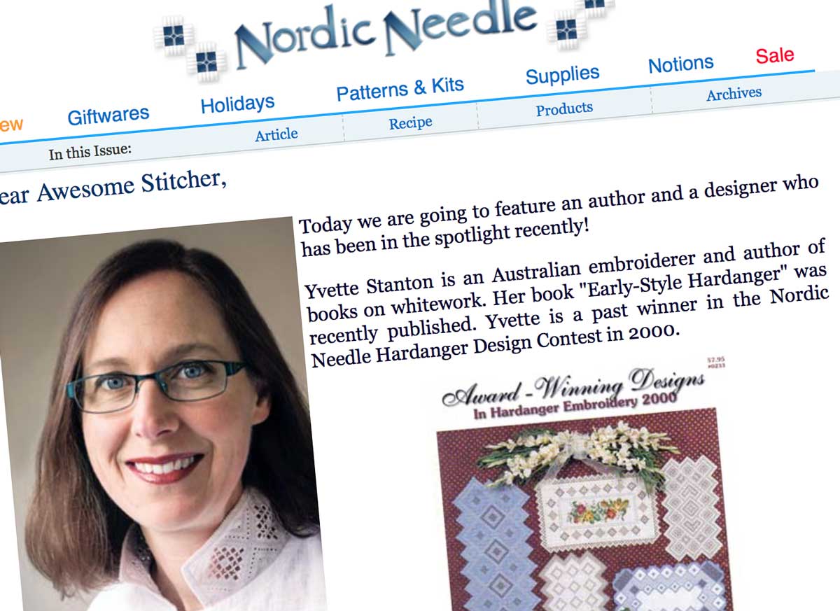 Nordic Needle profile of Yvette Stanton