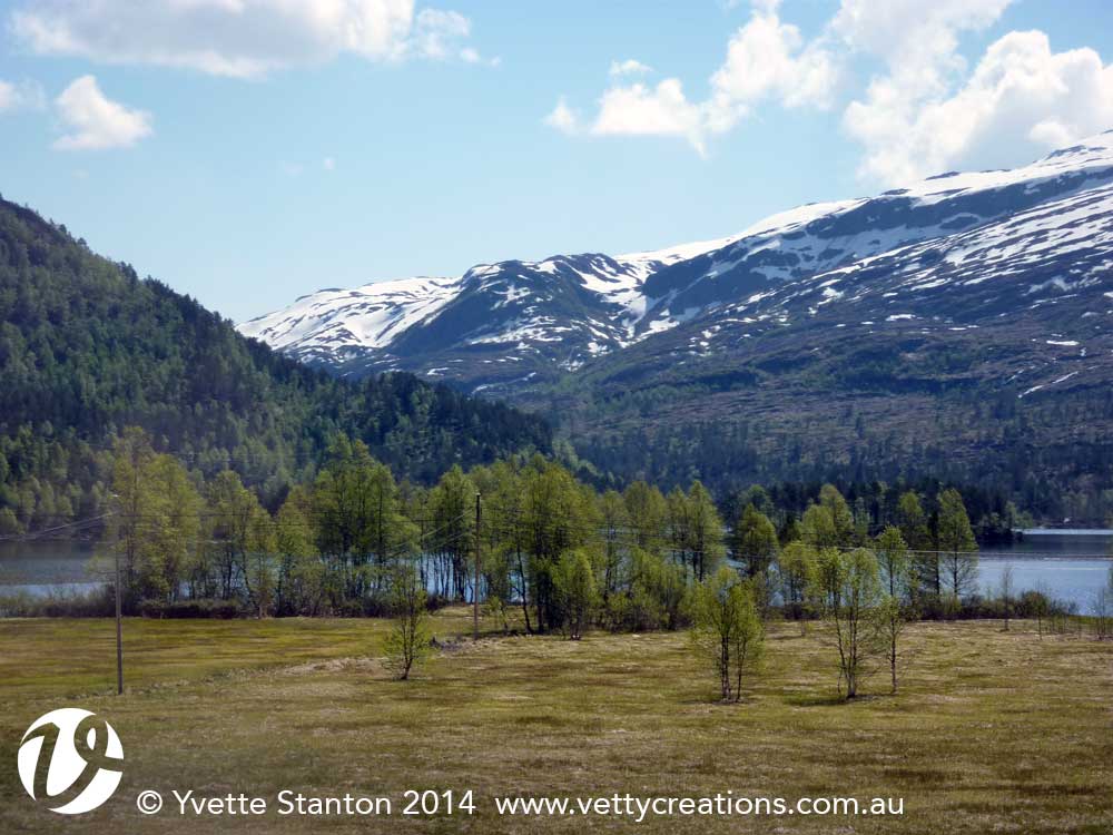 Snow-capped mountains