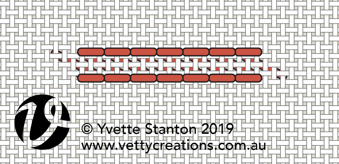 the back of herringbone