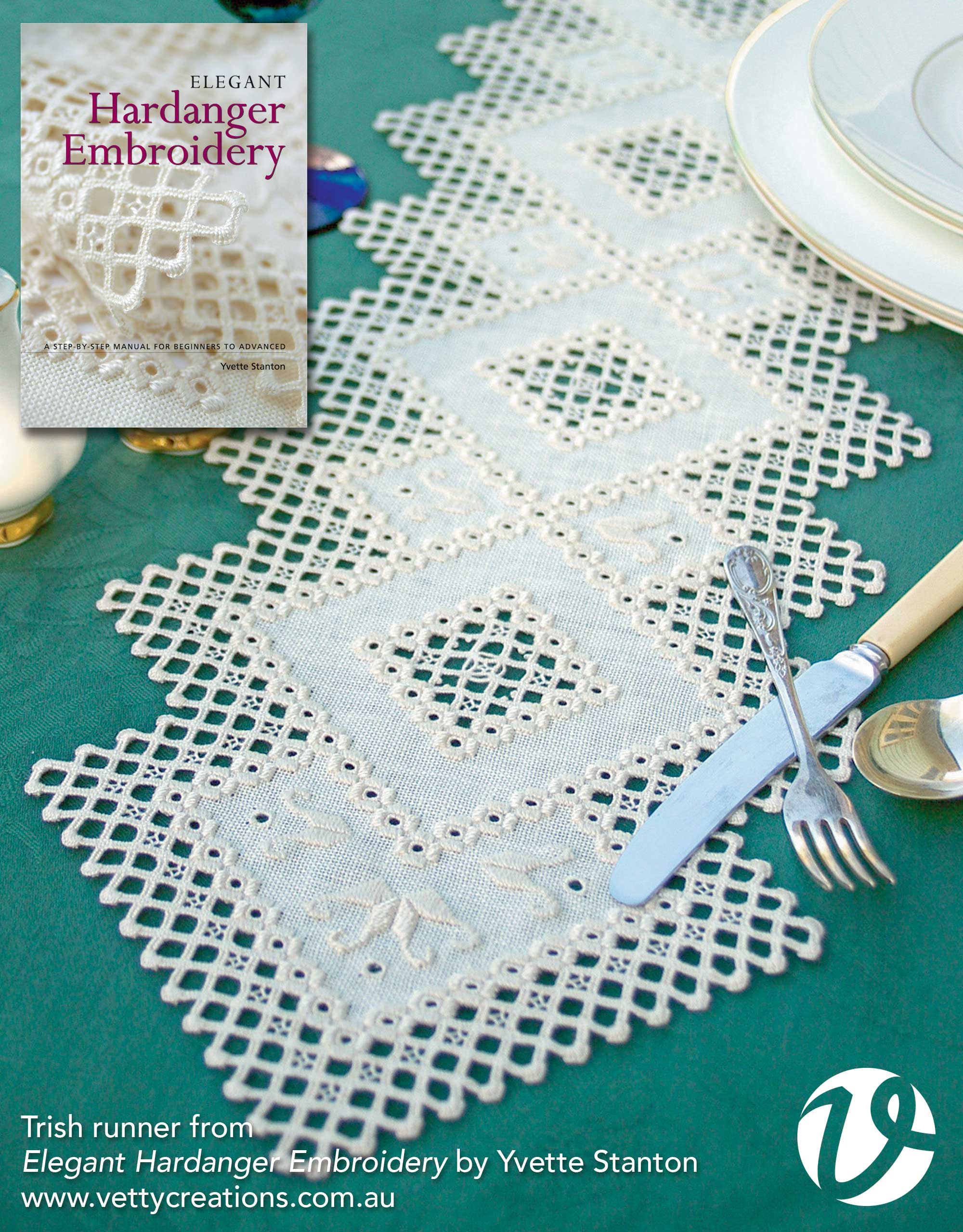 Trish Runner from Elegant Hardanger Embroidery