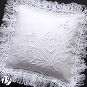 Mountmellick Daisy and Forget-me-not Cushion