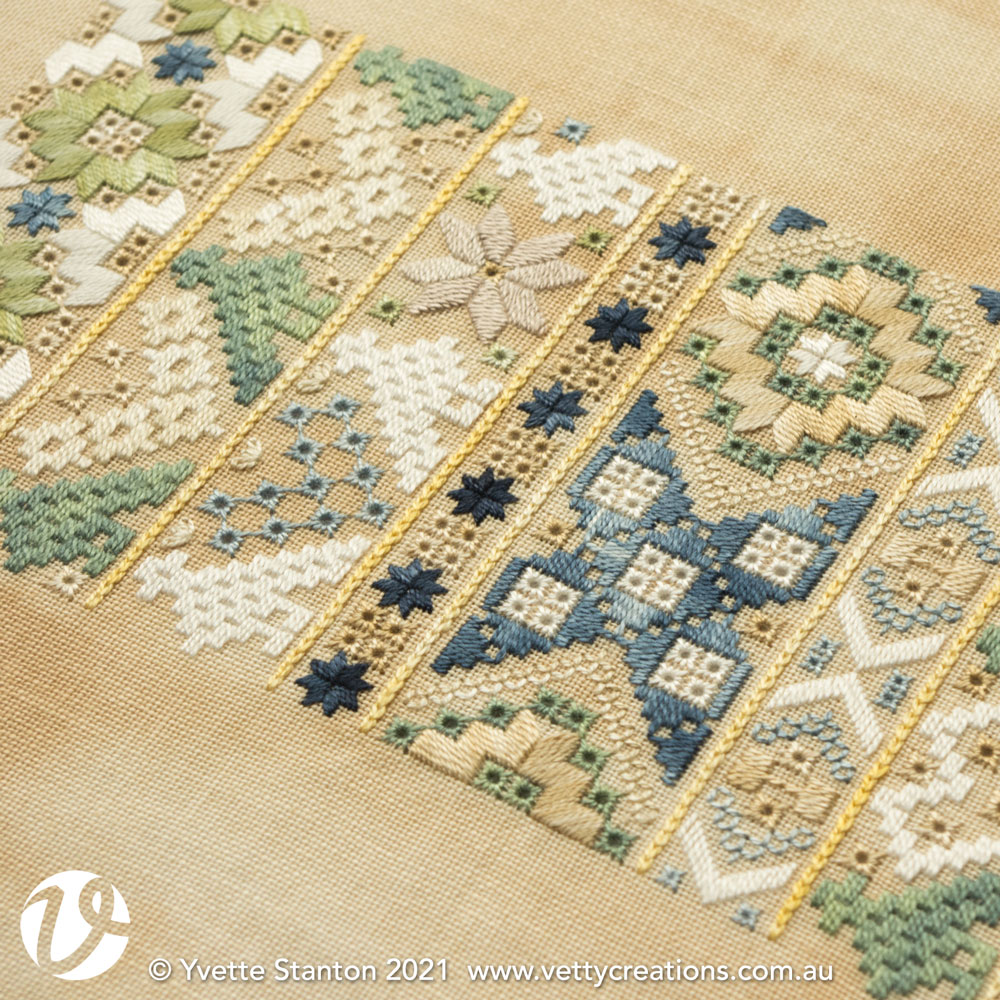 Frisian Whitework Silk Sampler